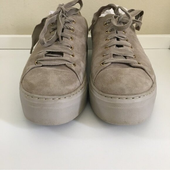 Agl Attilio Giusti Leombruni D92509 Suede Leather Low-Top Sneakers - Picture 4 of 11